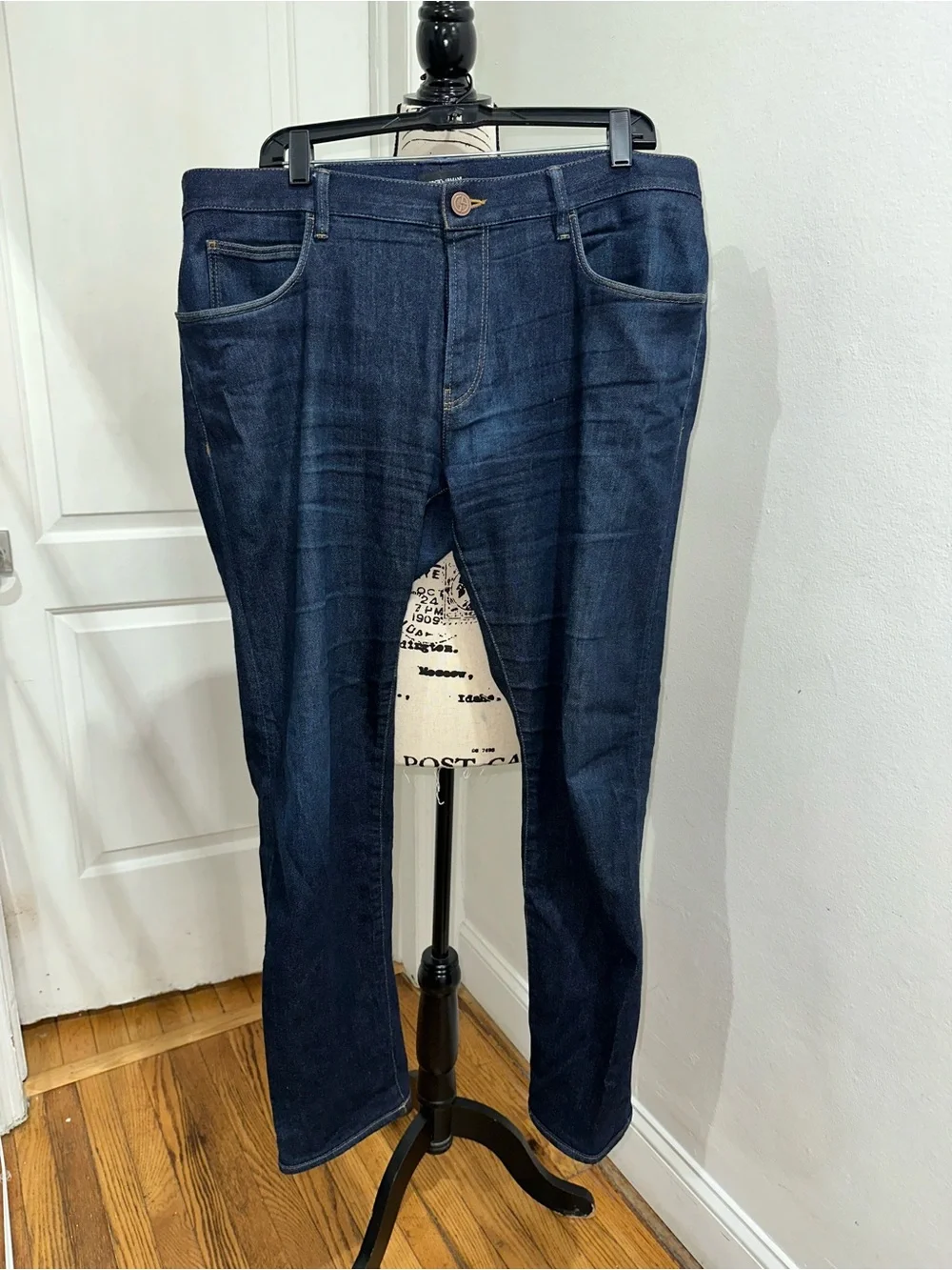 Giorgio Armani Straight-Leg Dark Indigo Jeans